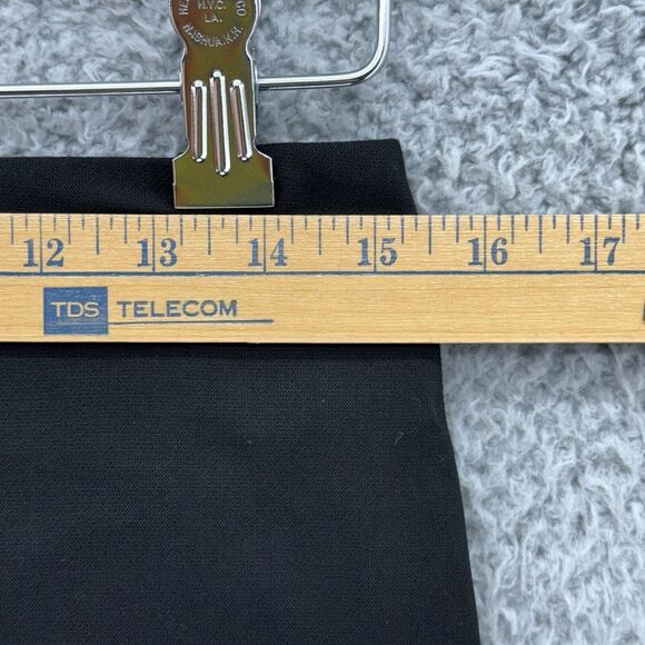 Ann Taylor Loft Skirt Size 4 Womens Small Black Pleated Pencil Business Causal - Picture 3 of 6